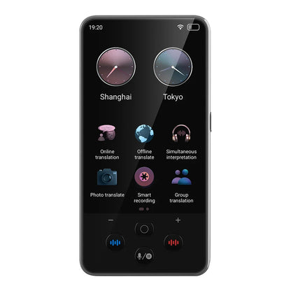 S85 Pro Language Translator Device - 138 Languages, 4-inch Screen, Voice & Video Recording, Offline Translation, 8GB Storage & 2000mAh Battery