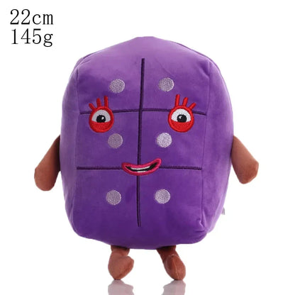 Children’s Educational Animation Digital Building Blocks Toy – Math Plush Doll Game, Birthday Gift