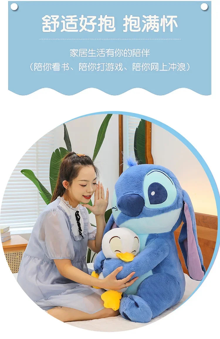 30/45cm Disney Stitch & Lilo Plush Dolls – Cute Donald Duck Stuffed Toys for Kids’ Birthday Gifts & Home Decoration