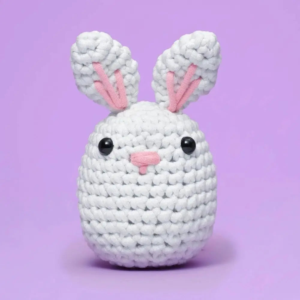 Multifunction Crochet Stuffed Animal Kit – DIY Handmade Yarn Set for Beginners, Includes Crochet Hooks, Non-Finished Product