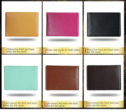 PU Leather Driver License Holder — Car Document Wallet for ID, Pass, Certificate, and Card Storage