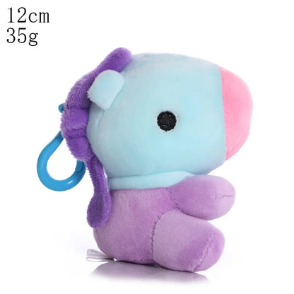 BTed Plush Toys Keychain – Kawaii Mini Anime Pendant 12-22cm Soft Stuffed Animal Doll Gift for Kids