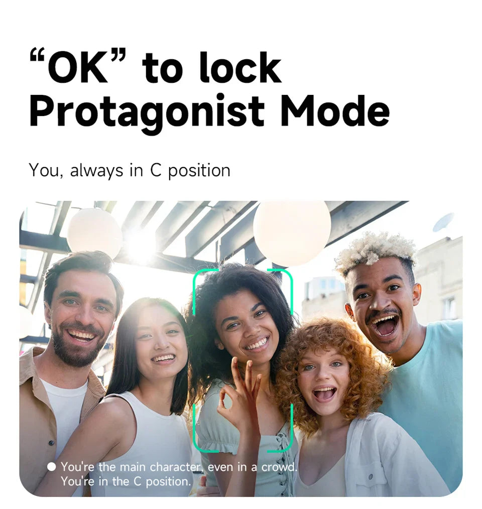 C17 360° Auto-Rotation Monopod – AI Tracking Tripod with Bluetooth Shutter, Fill Light & Wireless Selfie Stick for Phones