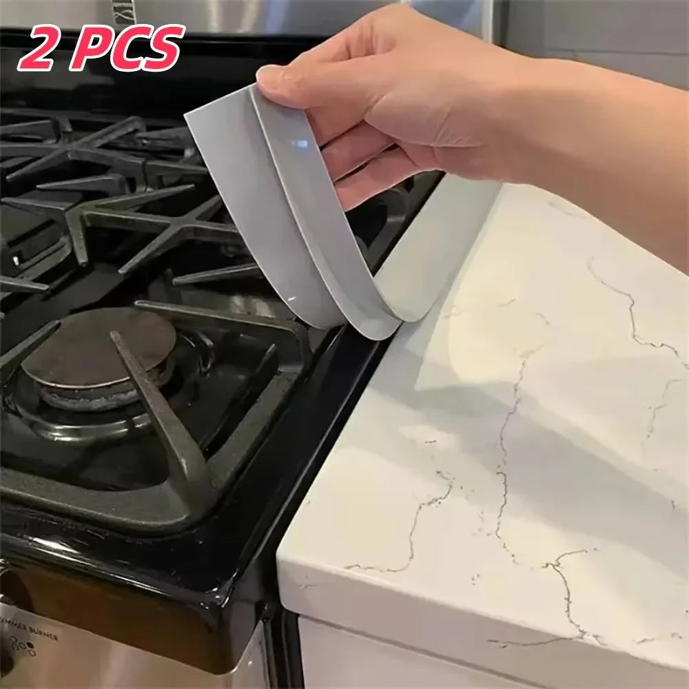 Silicone Gap Strip for Kitchen – Gas Stove Sealing, Anti-Oil & Anti-Stain Silicone Seal Insert