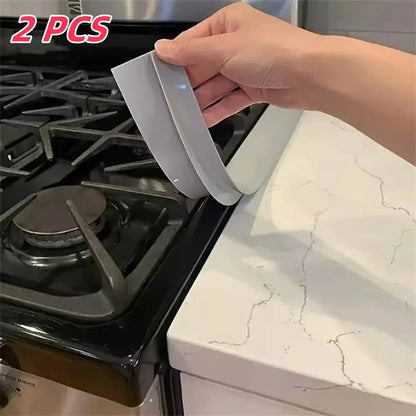 Silicone Gap Strip for Kitchen – Gas Stove Sealing, Anti-Oil & Anti-Stain Silicone Seal Insert
