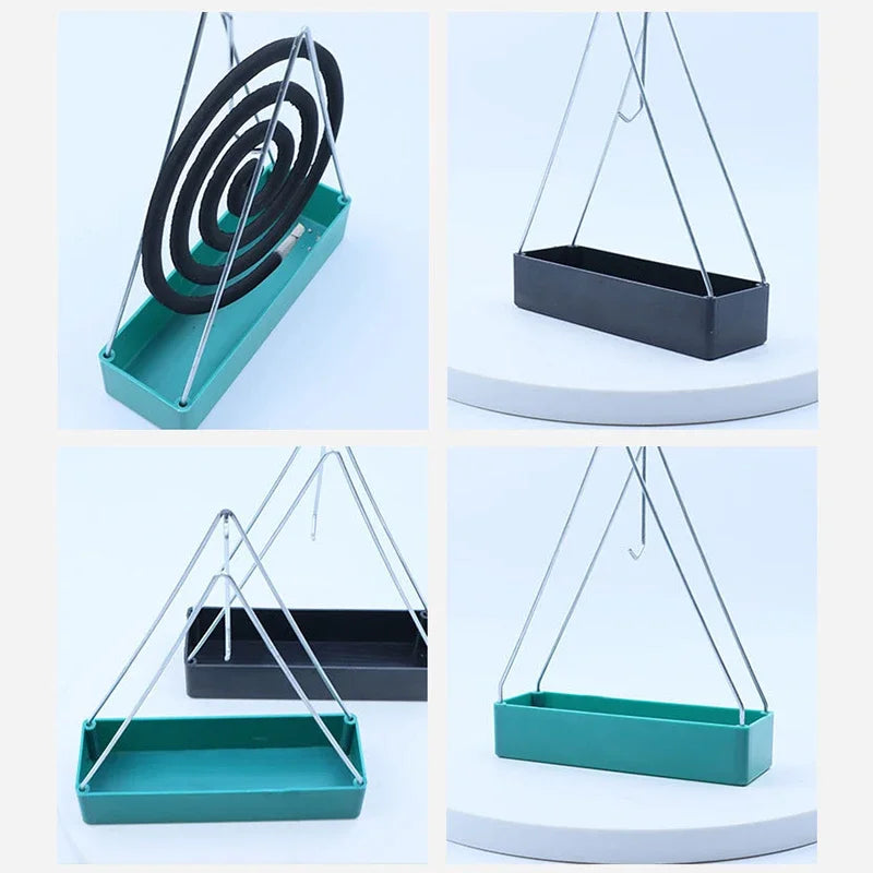Modern Mosquito Coil and Incense Holder: Repellent Incense Rack for Home, Bedroom, Patio – Stylish Coil Burner Frame