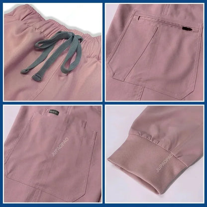 Unisex Medical Scrub Sets - Clinical Uniforms for Men and Women, Doctor, Nurse, Dentist Workwear with Tops and Pants