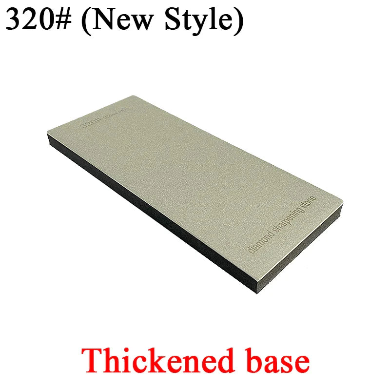 Thickened Non-Slip Diamond Knife Sharpener – 15° Kitchen Whetstone & Leather Polishing System