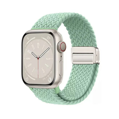 Nylon Braided Apple Watch Band - Durable Replacement Strap for Series 10/9/8/7/6/5/3 SE Ultra 49mm to 38mm