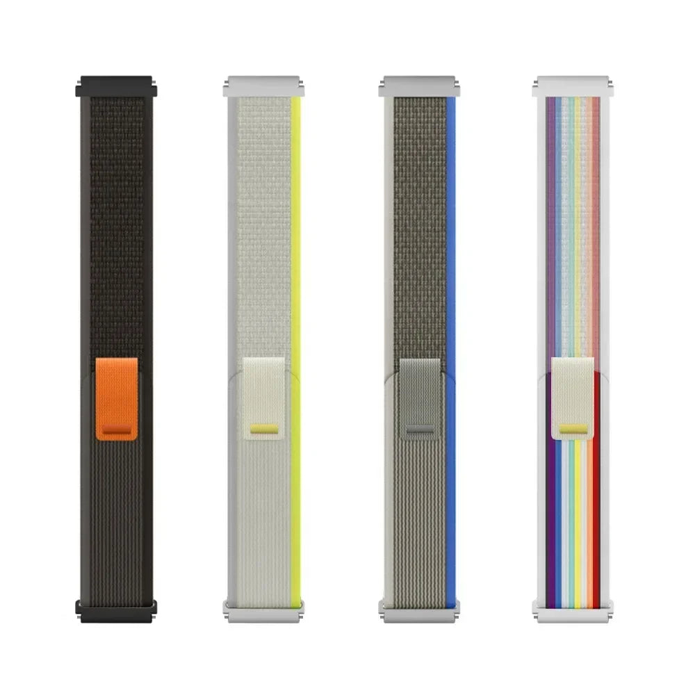 22mm Sport Nylon Watch Band for NORTH EDGE APACHE-46 – Trail Loop Replacement Strap Bracelet Correa Durable Adjustable Wristband