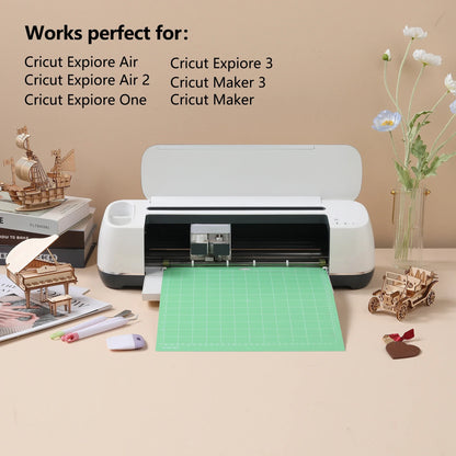 12x12 Cutting Mat for Cricut – Standard, Light, Strong & FabricGrip for Explore Air, Air 2, One