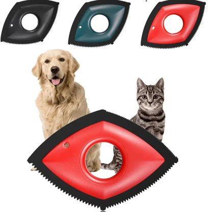 4 Modes Pet Hair Remover Comb Brush – Dog & Cat Hair Detailer, Cleaning Tool for Carpet, Sofa, Cloth, Car Seat, Reusable Rubber Pet Combs