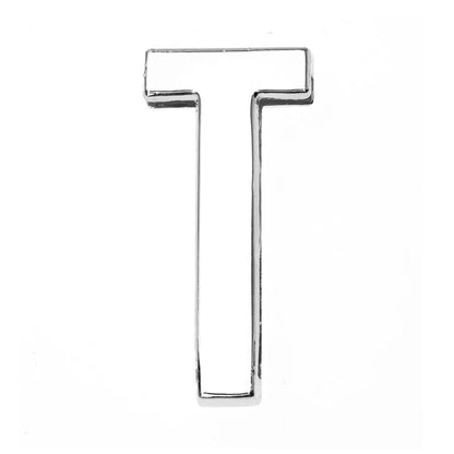 12PCS 30mm Chrome Alphabet Slide Charms A–Z – DIY Bracelet, Wristband, Pet Collar & Jewelry Making Beads