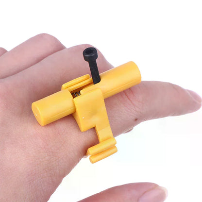 Finger Ring Decompression Toy Keychain – Launcher Model Keyring for Boys, Kids Stress Relief Gift