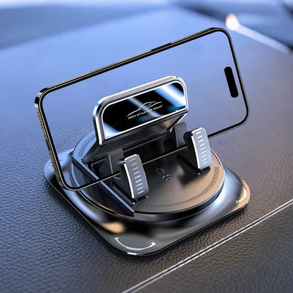 Car Dashboard Phone Holder - Anti-Slip Silicone 360° Rotating Universal Navigation Mount