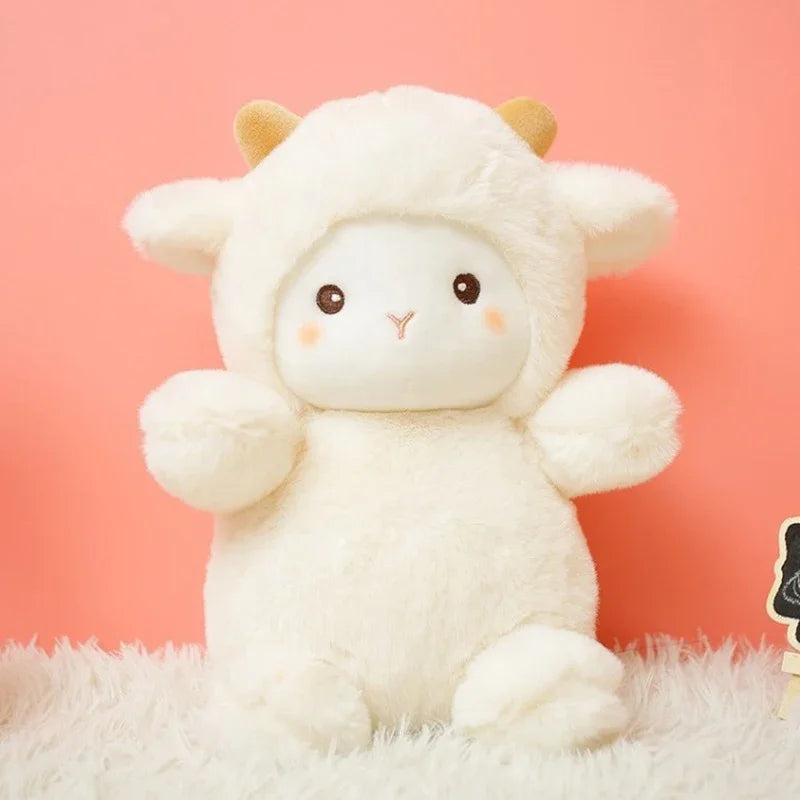 25cm Cute Sheep Plush Toy - Kawaii Soft Animal Doll Pillow for Birthday, Wedding & Party Gifts
