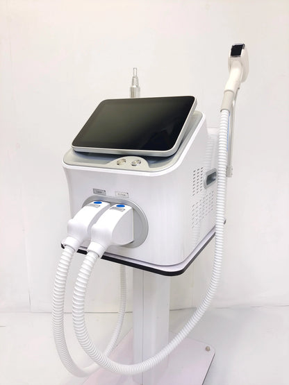 2-in-1 808nm Diode Laser Hair Removal & Picosecond Tattoo Machine – Portable 4000W Q-Switched Device