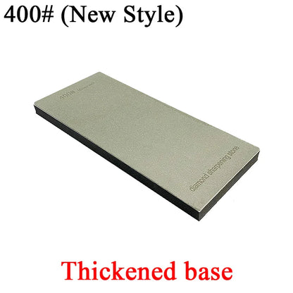Thickened Non-Slip Diamond Knife Sharpener – 15° Kitchen Whetstone & Leather Polishing System