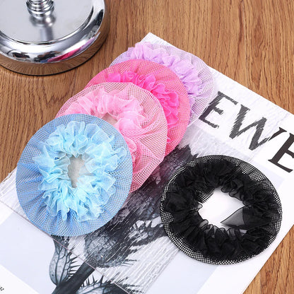 Women’s Ballet Hair Net – Adjustable Elastic Drawstring for High-Quality Weave & Hair Styling