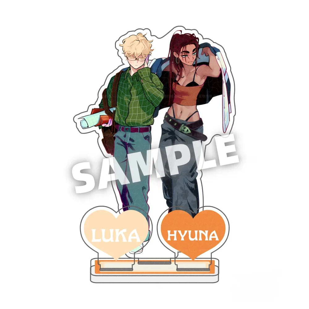 Anime Alien Stage Acrylic Stand Figure - Ivan Till Luka Sua Mizi Desktop Ornament Keychain Collectible Gift