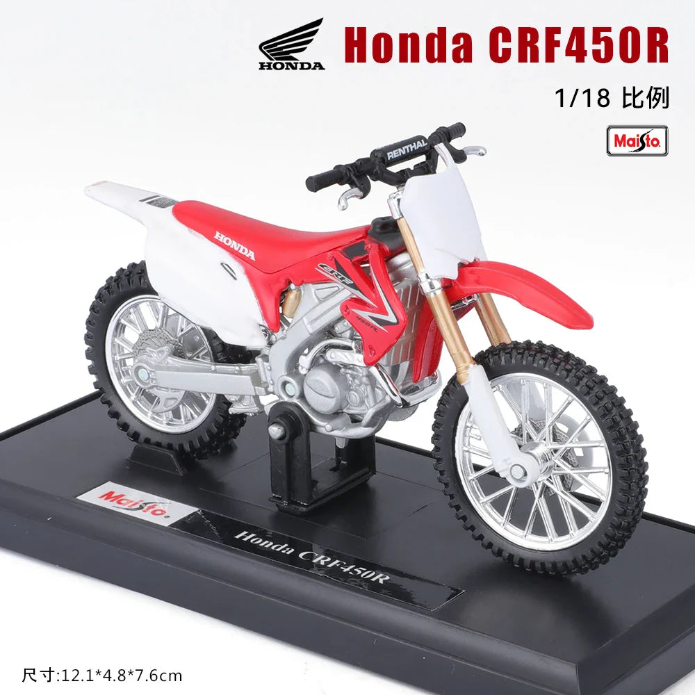 Maisto 1:18 Alloy Motorcycle Model – Yamaha MT-07/MT-10, Ducati, Kawasaki, KTM, Suzuki, BMW