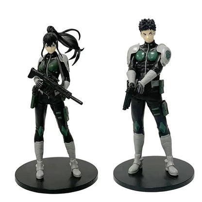 In Stock 1-4PCS Kaiju No. 8 Anime Figures — Kafka Hibino & Mina Ashiro PVC Action Dolls Toy Model Gifts for Kids