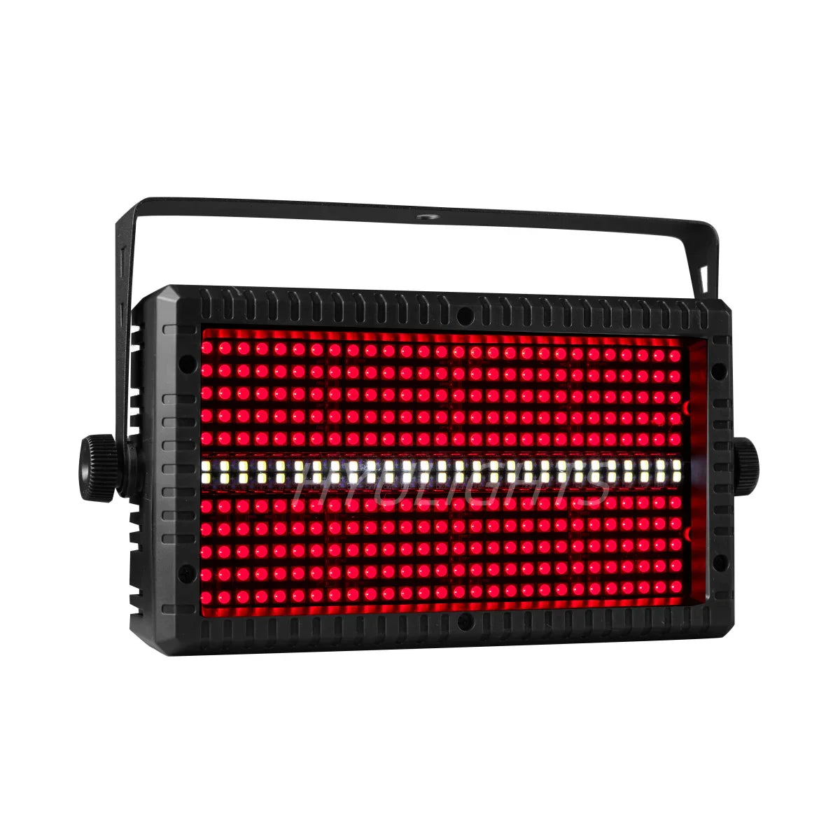 60W Mini LED RGB Strobe Light – 3-in-1 8-Partition + White 8000K DMX DJ Wash Bar for Stage Lighting Effects