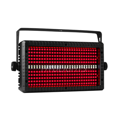 60W Mini LED RGB Strobe Light – 3-in-1 8-Partition + White 8000K DMX DJ Wash Bar for Stage Lighting Effects