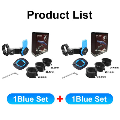 QUAD-LOCK Motorcycle & Bike Phone Holder — 360° Rotatable Navigation Stand with Secure Mount Bracket