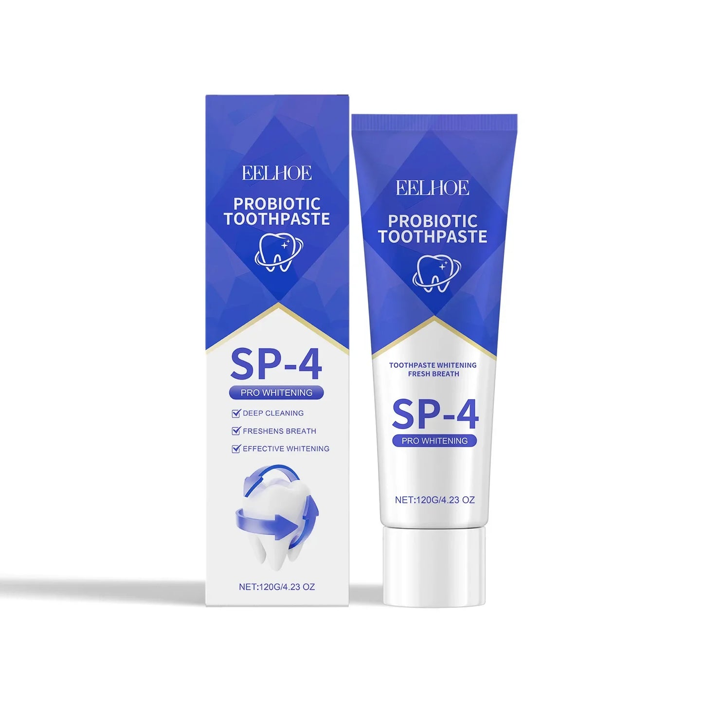 SP-6 Whitening Toothpaste with Probiotics – Plaque & Tartar Removal, Fresh Breath & Oral Hygiene