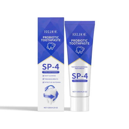 SP-6 Whitening Toothpaste with Probiotics – Plaque & Tartar Removal, Fresh Breath & Oral Hygiene