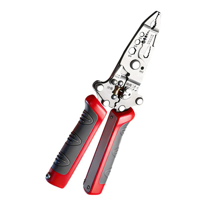 Foldable Multifunction Wire Stripping & Crimping Pliers – Professional Electrician Tool for Cutting, Stripping & Repair Work