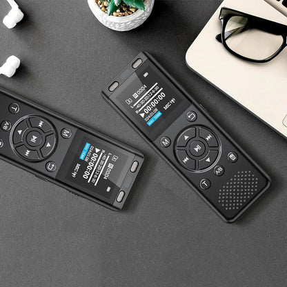 Digital Voice Recorder with Voice Activation & Timed Recording – Built-In Storage, External Microphone Support & Long Battery Life