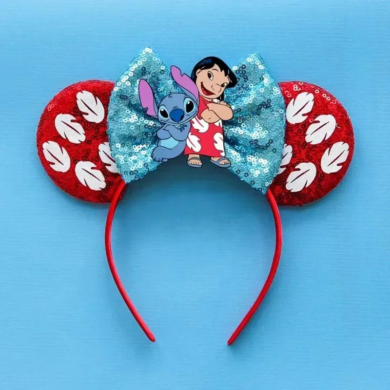 Toy Story Character Headbands - Sequin Bow, Woody, Buzz Lightyear & Alien Hair Accessories for Girls