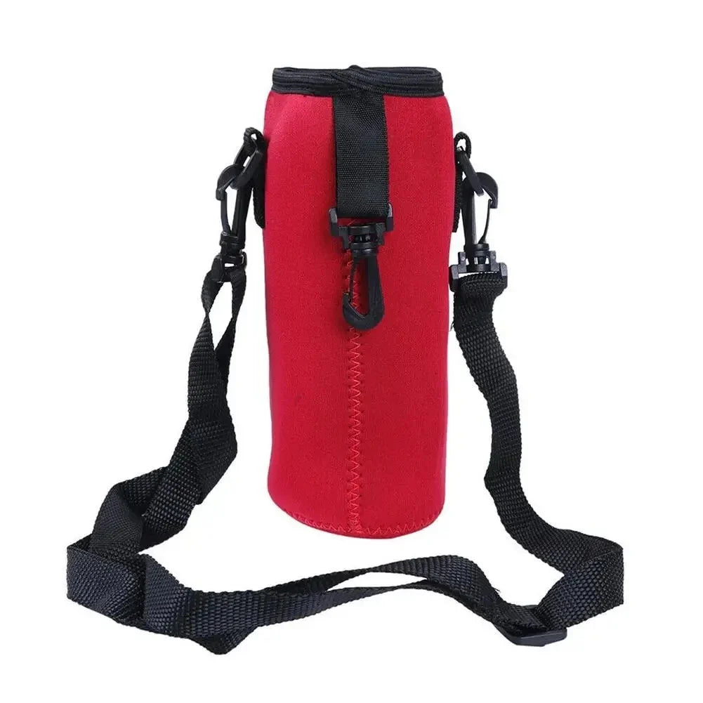 1000ML Neoprene Insulated Bottle Cooler Sleeve - Portable Carrying Case for Camping, Hiking & Sports Water Bottles