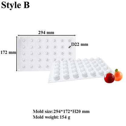 35-Cell Silicone Candy & Chocolate Mold — Jelly, Cake, Ice Cube & Dessert Baking Tool