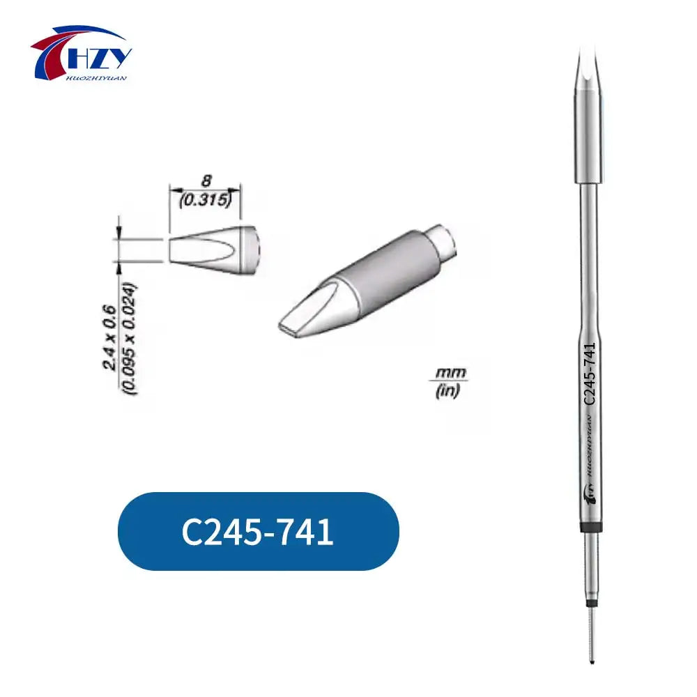 HZY C245 Series Soldering Iron Tips Set – I/IS/K/SK/939/945/966 Universal T245 Compatible Tips for Phone Repair & Soldering Stations