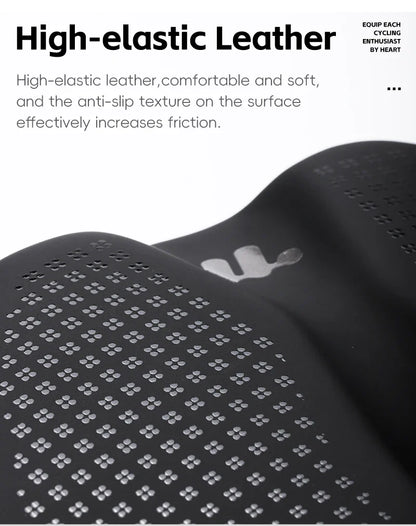 WEST BIKING Bicycle Saddle — Comfortable Hollow PU Leather Bike Seat | Wear-Resistant Road Cycling Cushion