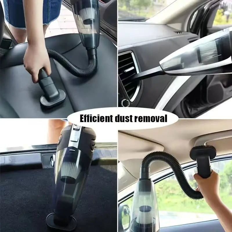 Portable Wireless Handheld Vacuum Cleaner – Powerful Suction, Rechargeable Quick-Charge for Car, Home & Pet Hair