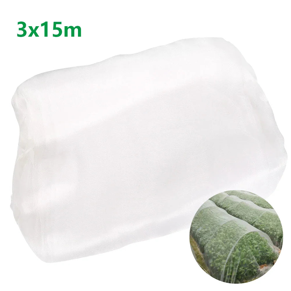 Garden Insect Protection Net – 60 Mesh Pest Control Cover for Plants, Vegetables, Fruits, Flowers & Greenhouse, Anti-Bird Protective Net