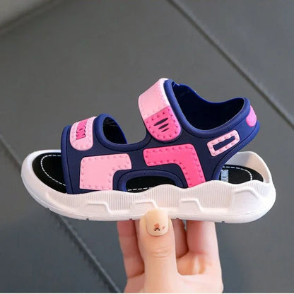Kids Fashion Sandals — Baby & Toddler Boys’ Soft Sole Non-Slip Summer Shoes for Girls, Beach Casual Footwear Ages 2-10