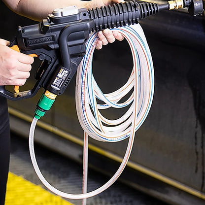 5M Portable Pressure Washer Hose Kit - Battery-Powered Car Washing Machine Suction Pipe with Water Inlet Filter for Home & Auto Cleaning
