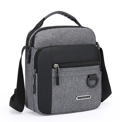 Large Capacity Men's Waterproof Shoulder Bag – Wear-Resistant Backpack with Multiple Pockets for Business