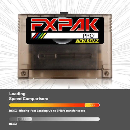 FXPAK Pro SD2 Rev.Z Game Cartridge – 16-Bit SNES/Super Famicom JP/EU/US Console, SA1 RPG Compatible with Cyclone IV