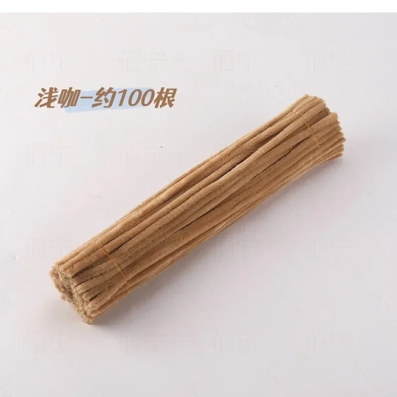 100/50PCS Chenille Stems Bulk – 22 Colors Pipe Cleaners for Kids’ Crafts, DIY Art Projects & Decorations (6mm x 12in)