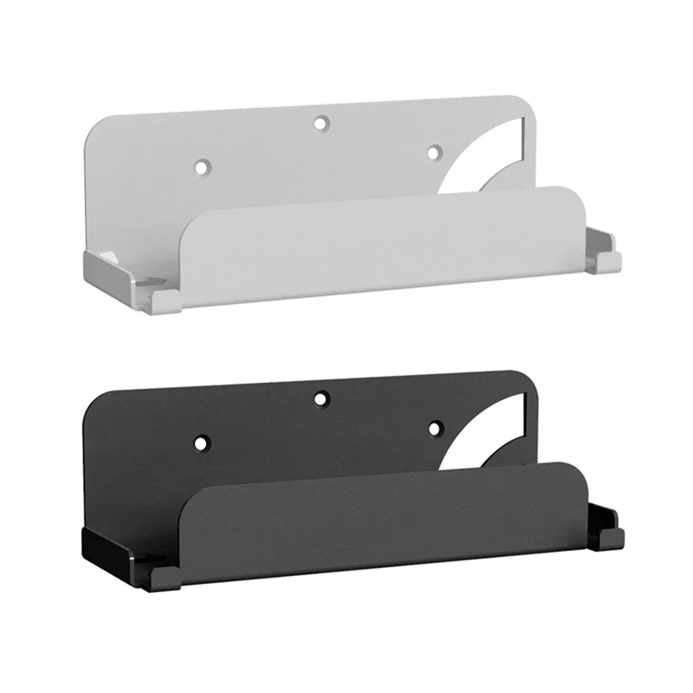 Universal Game Console Wall Mount Bracket – Compatible with Nintendo Switch OLED, Secure Storage Rack Holder for Gaming Console Setup