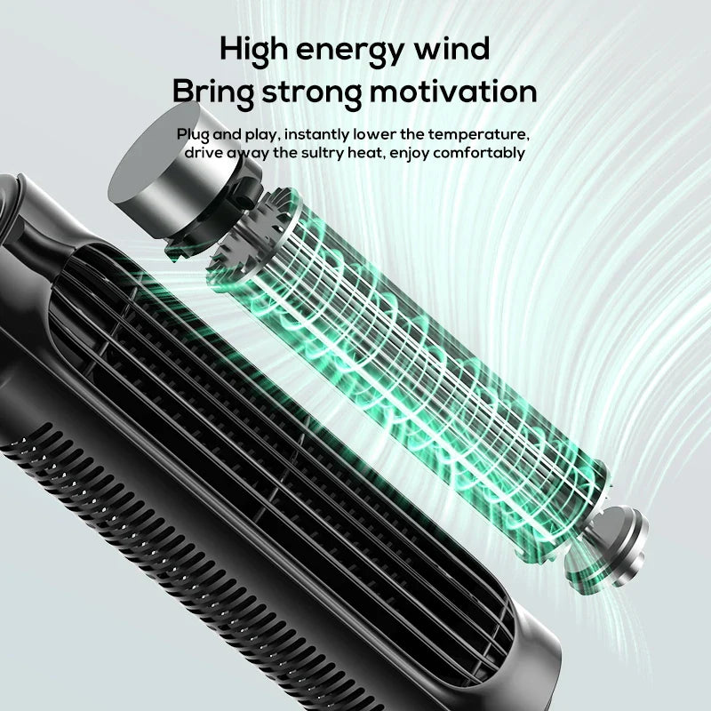 Vissko Portable Car Seat Fan – USB-Powered Headrest Cooling Air Fan with Adjustable Strap for Front & Rear Seats