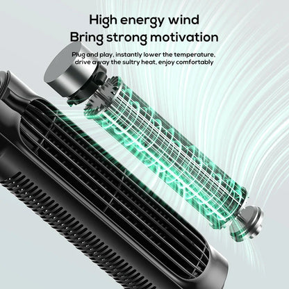 Vissko Portable Car Seat Fan – USB-Powered Headrest Cooling Air Fan with Adjustable Strap for Front & Rear Seats