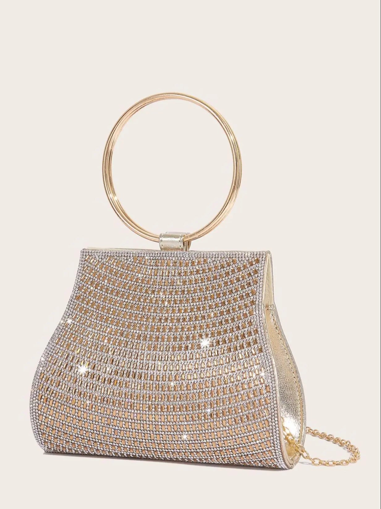 Women’s Rhinestone Diamond Evening Bag – Bridal Clutch Purse for Party, Wedding & Special Occasions