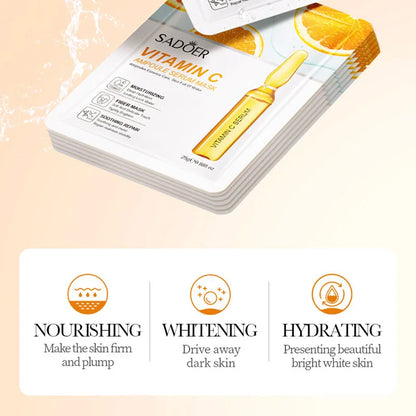 15PCS 24K Gold Hyaluronic Acid Face Masks – Firming, Moisturizing & Brightening Hydrating Skincare